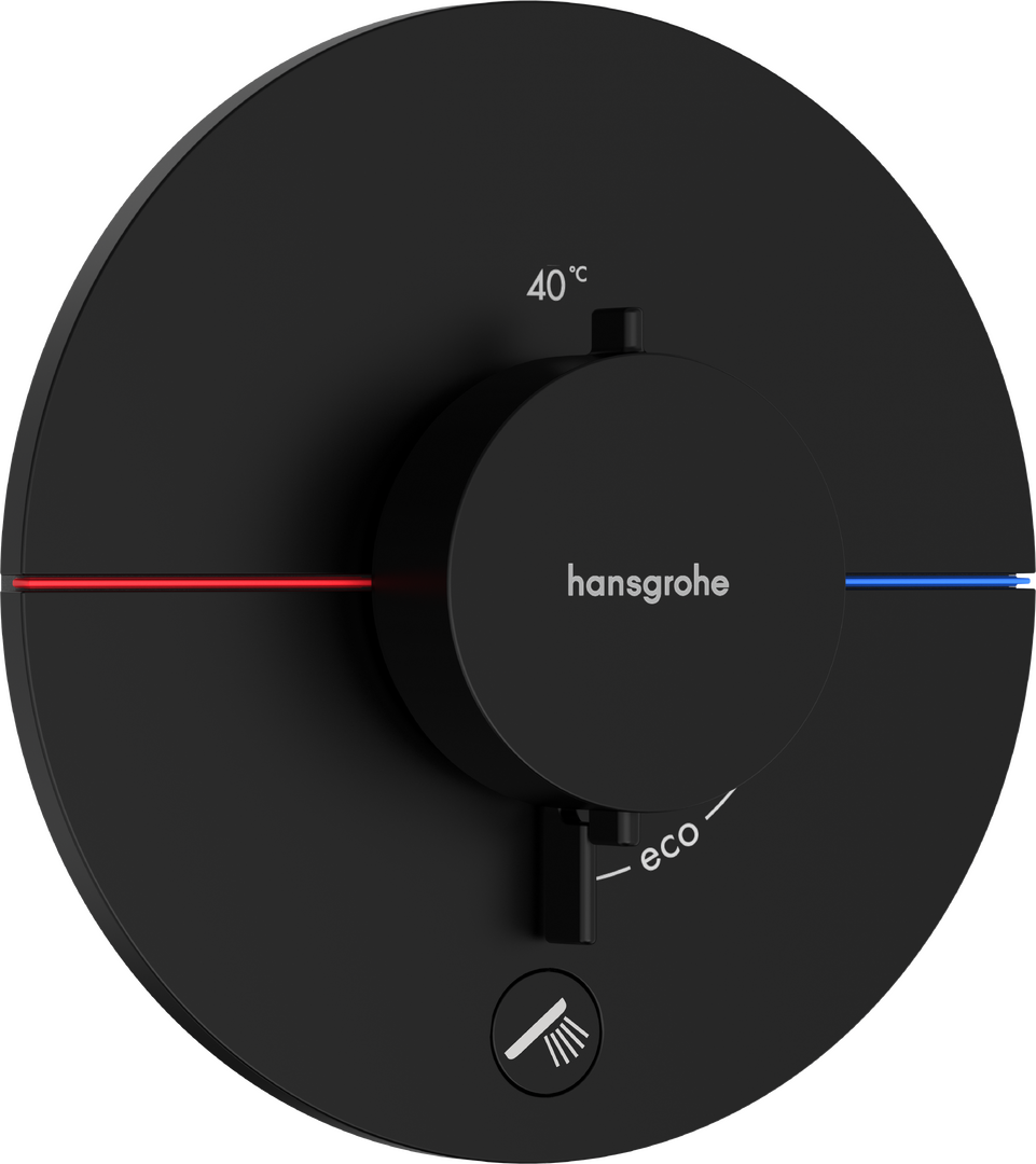 Termostat för inbyggnad 1 funktion och 1 extra funktion