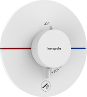 Thermostat for concealed installation for 1 function and additional outlet Thermostat for concealed installation for 1 function and additional outlet