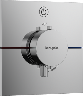 ShowerSelect Comfort E Shower mixers: single lever, 2 functions