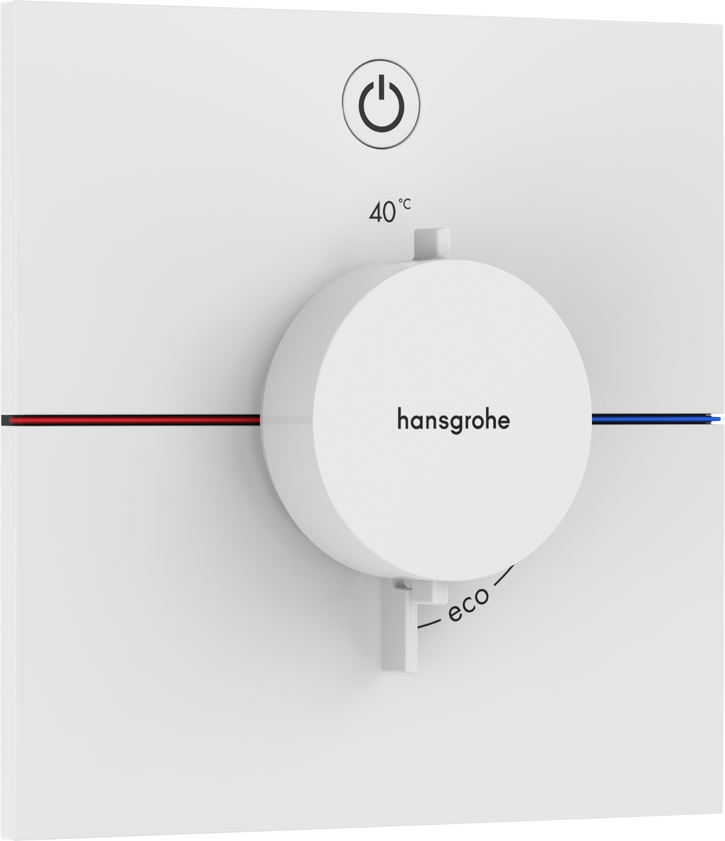 Thermostat for concealed installation for 1 function
