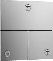 Zawór odcinający do 3 odbiorników, podtynkowy