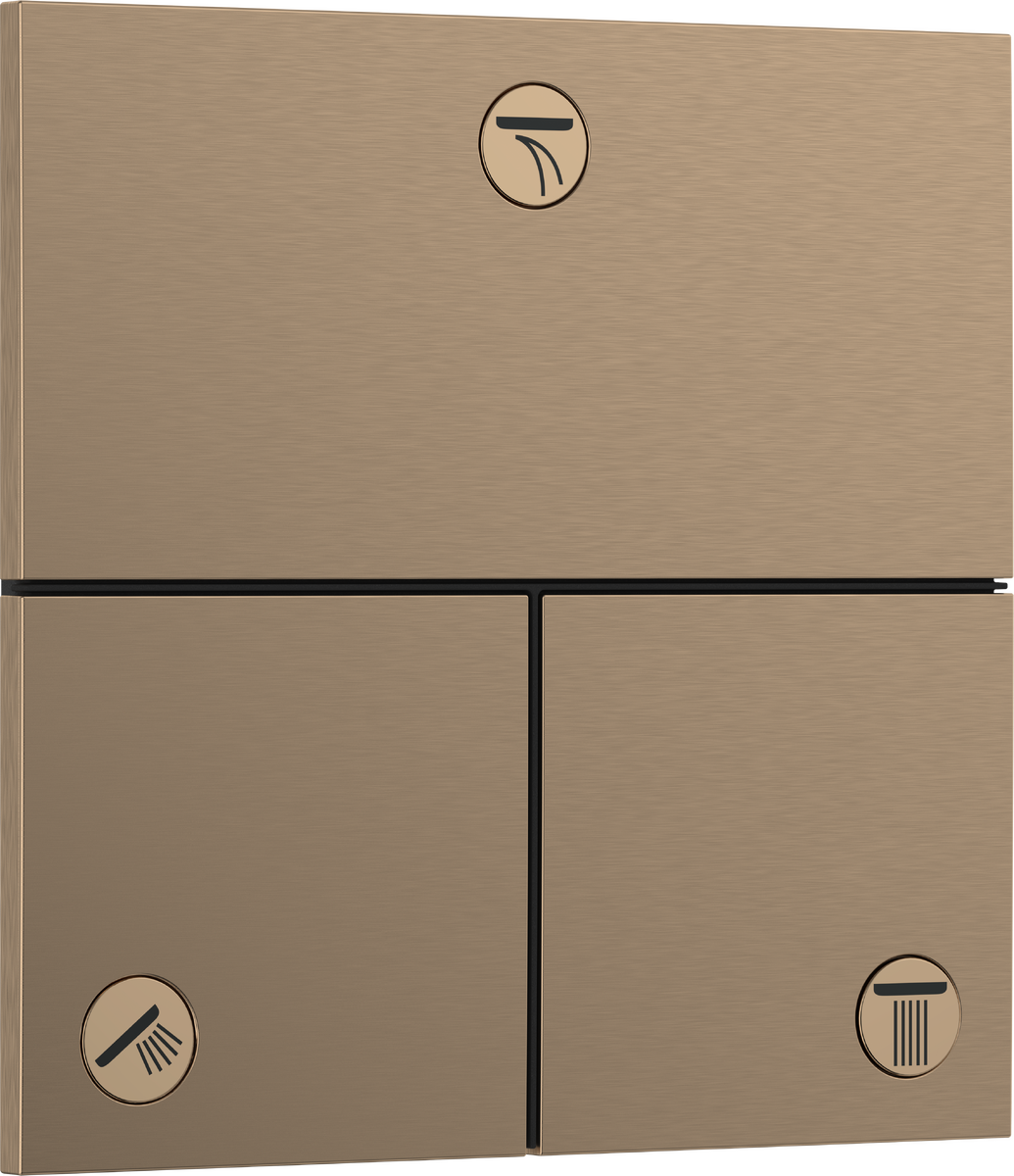 stopkraan inbouw voor 3 functies