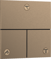 Valve for concealed installation for 3 functions