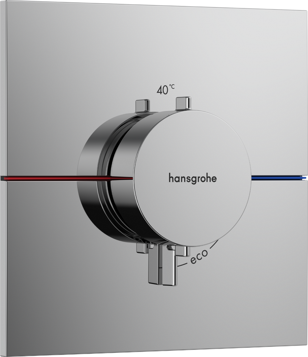 ShowerSelect Comfort E Shower mixers: 1 function, Chrome, Item No. 15574000