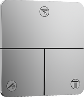 Valve for concealed installation for 3 functions