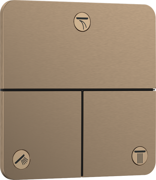 Set de finition Robinet d'arrêt pour 3 fonctions