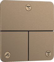 Valve for concealed installation for 3 functions