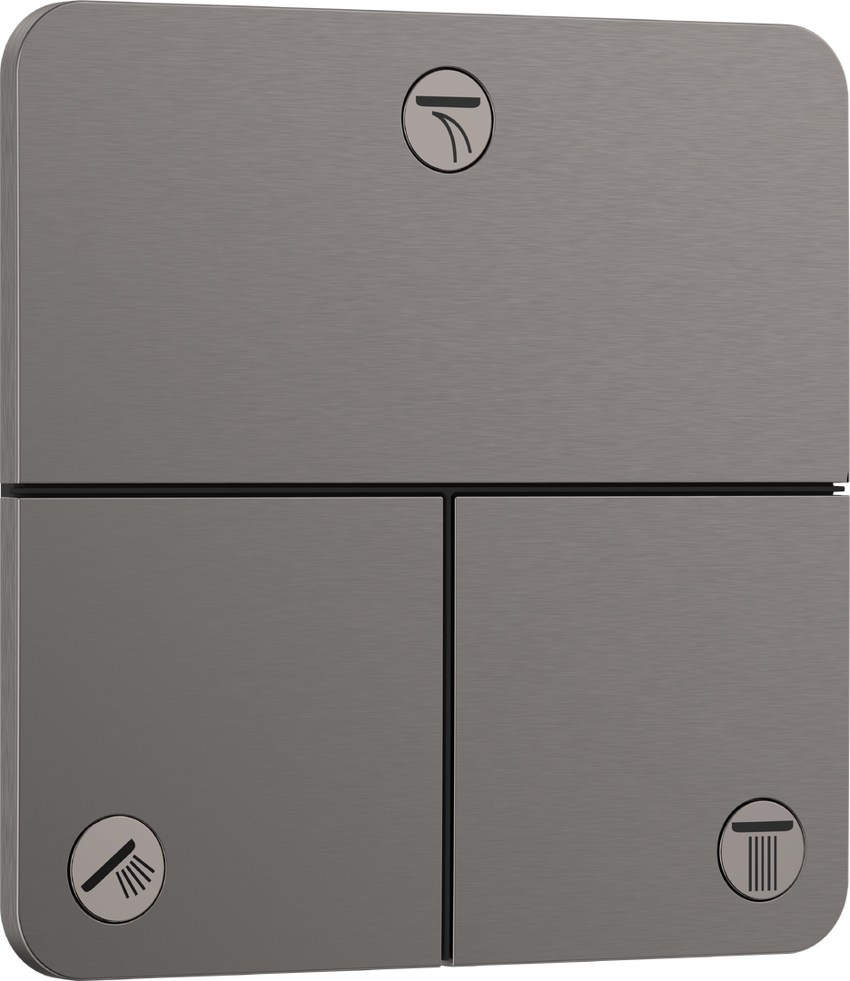 Ventil til innbygging til 3 uttak