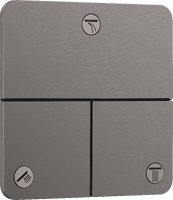 Valve for concealed installation for 3 functions