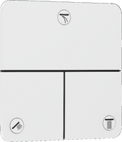 Valve for concealed installation for 3 functions