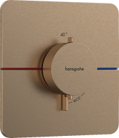 Thermostat for concealed installation