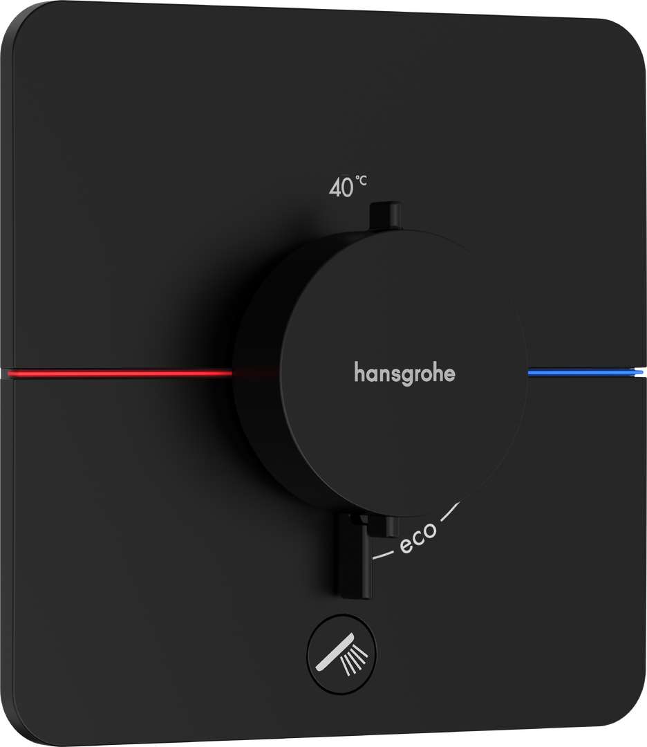 Termostat för inbyggnad 1 funktion och 1 extra funktion