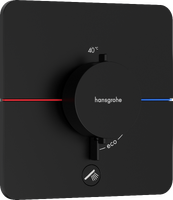 Thermostat for concealed installation for 1 function and additional outlet