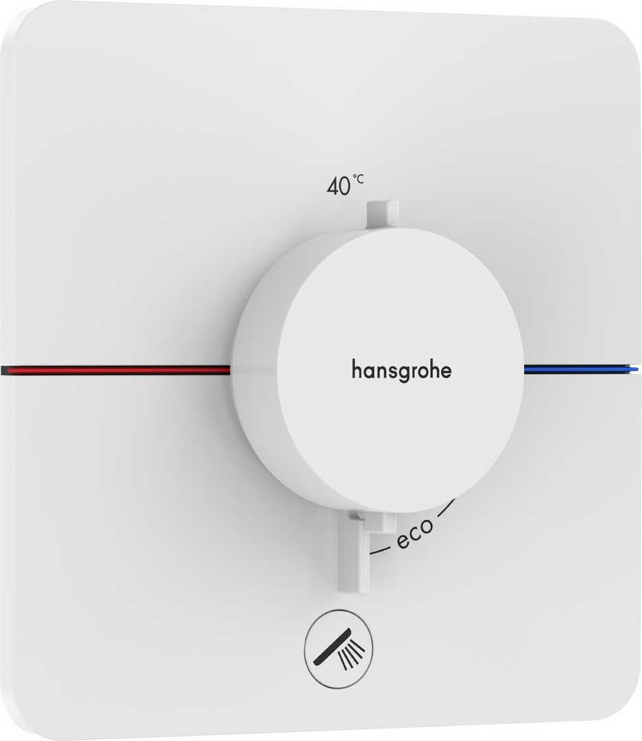 Termostat för inbyggnad 1 funktion och 1 extra funktion