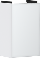 Onderkast Matt White 340/245 voor handwasbak, deurscharnier links