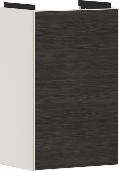Onderkast 340/245 voor handwasbak, deurscharnier links Dark Oak