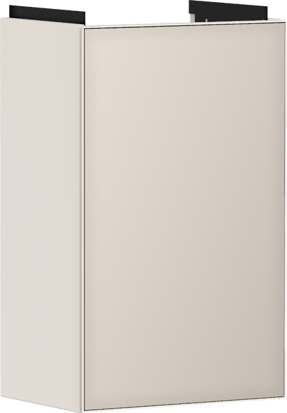Onderkast 340/245 voor handwasbak, deurscharnier links Metallic Sand Beige