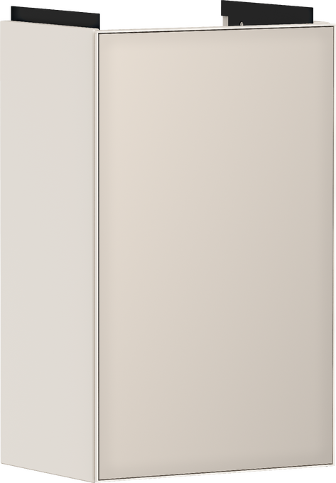 Meuble bas pour lave-mains 340/245 caisson Beige mat