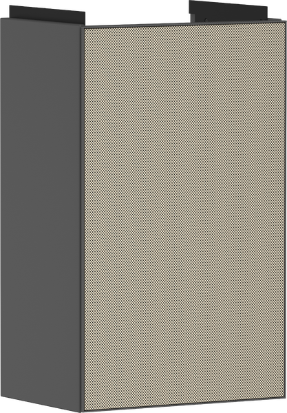 hansgrohe Furniture: Xevolos E, Vanity unit Slate Matt Grey 340/245 for handrinse basin, door hinge right, Item No. 54171390 hansgrohe Furniture: Xevolos E, Vanity unit Slate Matt Grey 340/245 for handrinse basin, door hinge right, Item No. 54171390