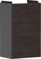 Onderkast leisteen Slate Matt Grey 340/245 voor handwasbak, deurscharnier links