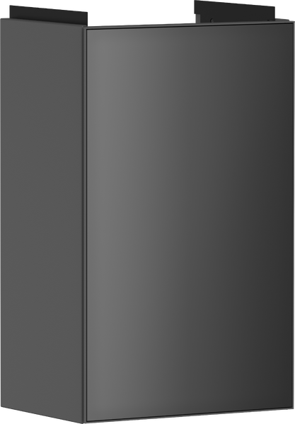 Onderkast leisteen Slate Matt Grey 340/245 voor handwasbak, deurscharnier links Metallic Slate Grey