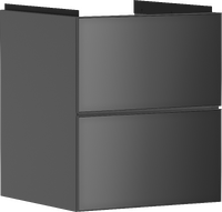 Onderkast Slate Matt Grey 480/475 met 2 laden voor handwasbak