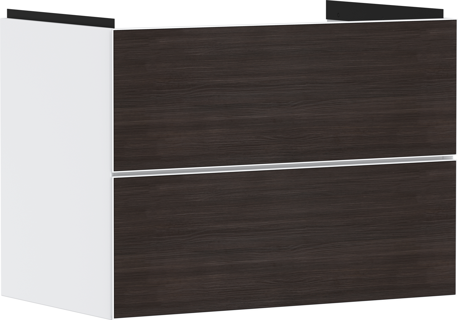 Skrinka pod umývadlo matná biela 780/475 s 2 zásuvkami