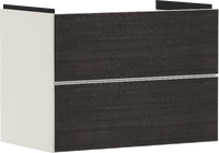 Waschtischunterschrank Sandbeige Matt 780/475 mit 2 Schubkästen für Waschtisch