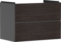 Waschtischunterschrank Schiefergrau Matt 780/475 mit 2 Schubkästen für Waschtisch