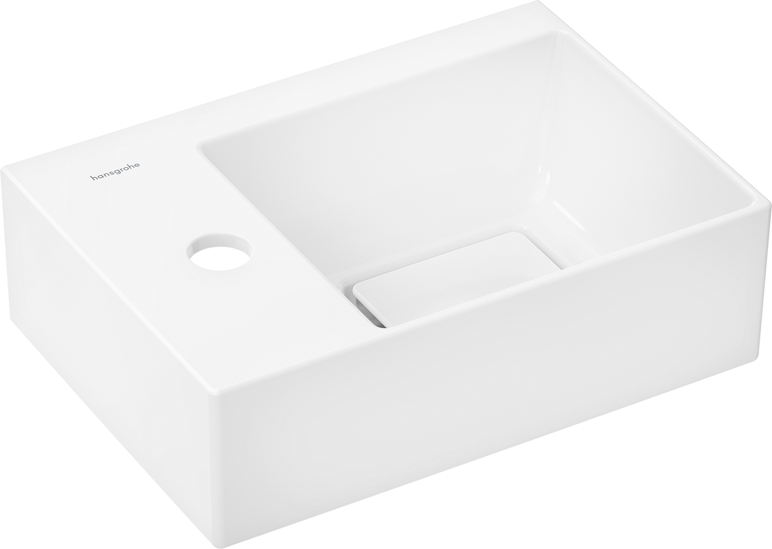 Handwasbak 360/250 met kraangat links zonder overloop