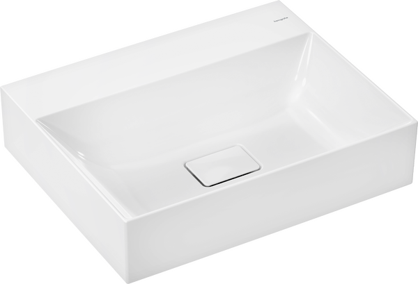 Umywalka wisząca 600/480 bez otworu na baterię, bez przelewu, SmartClean