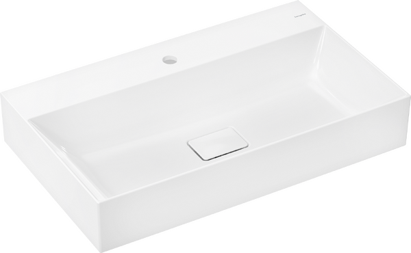 Wash basin 800/480 with tap hole without overflow, SmartClean