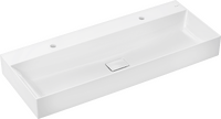 Waschtisch 1200/480 mit 2 Hahnlöchern ohne Überlauf, SmartClean