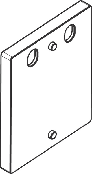 Csempekiegyenlítő showerpipe-hoz