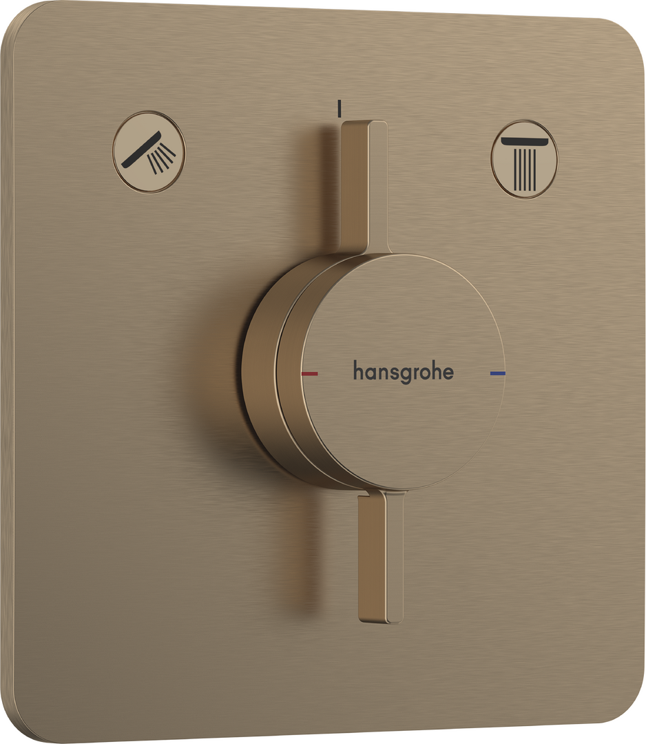 Armatur til innbygging til 2 uttak