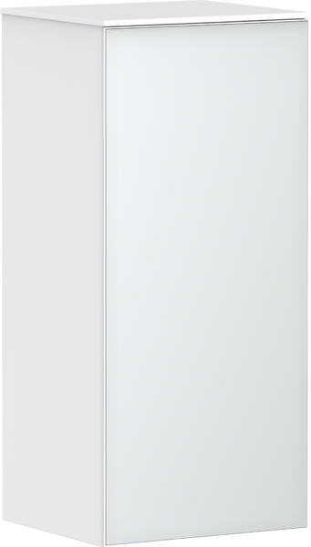 Demi-colonne 400/360 Blanc mat, charnière de porte droite