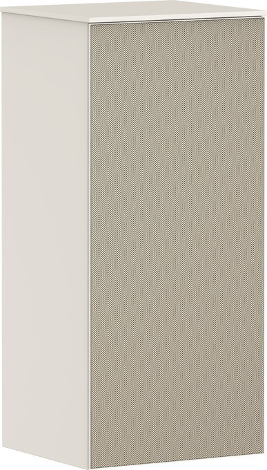 Armoire mi-haute beige sable mat 400/360