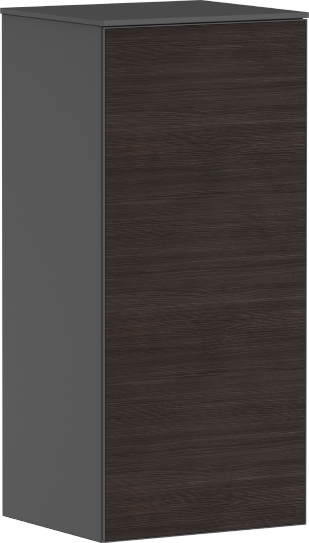 Armoire mi-hauteur Ardoise Gris mat 400/360