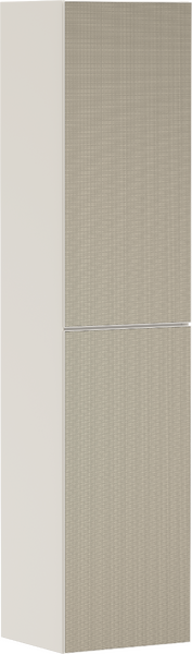 Colonne 400/360 Beige mat, charnière de porte droite