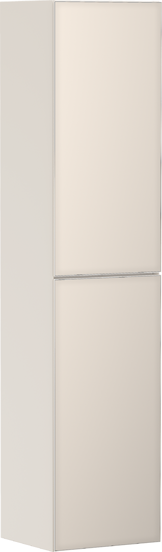 Vysoká skrinka piesková matná béžová 400/360