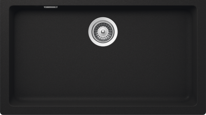 柏墨斯100XLY台下大单槽，带手动下水套件