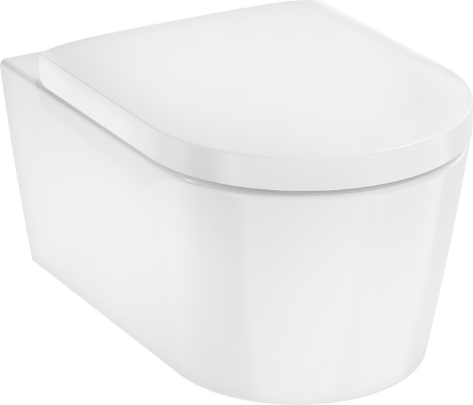 Hangtoilet 540 rimless AquaFall Flush met wc-zitting en deksel met SoftClose en QuickRelease