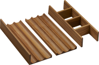 Schubkasteninneneinteilung Set 320 Waschtischunterschrank 780/475, 780/550 und 1570/550