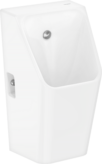 Urinal 600/300 mit Zulauf von hinten und Ablauf nach unten/hinten spülrandlos