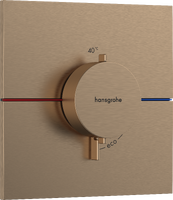 Thermostat for concealed installation