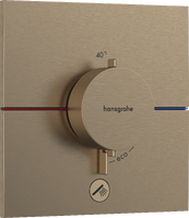 Inbouwthermostaat voor 1 systeem met een bijkomende uitgang