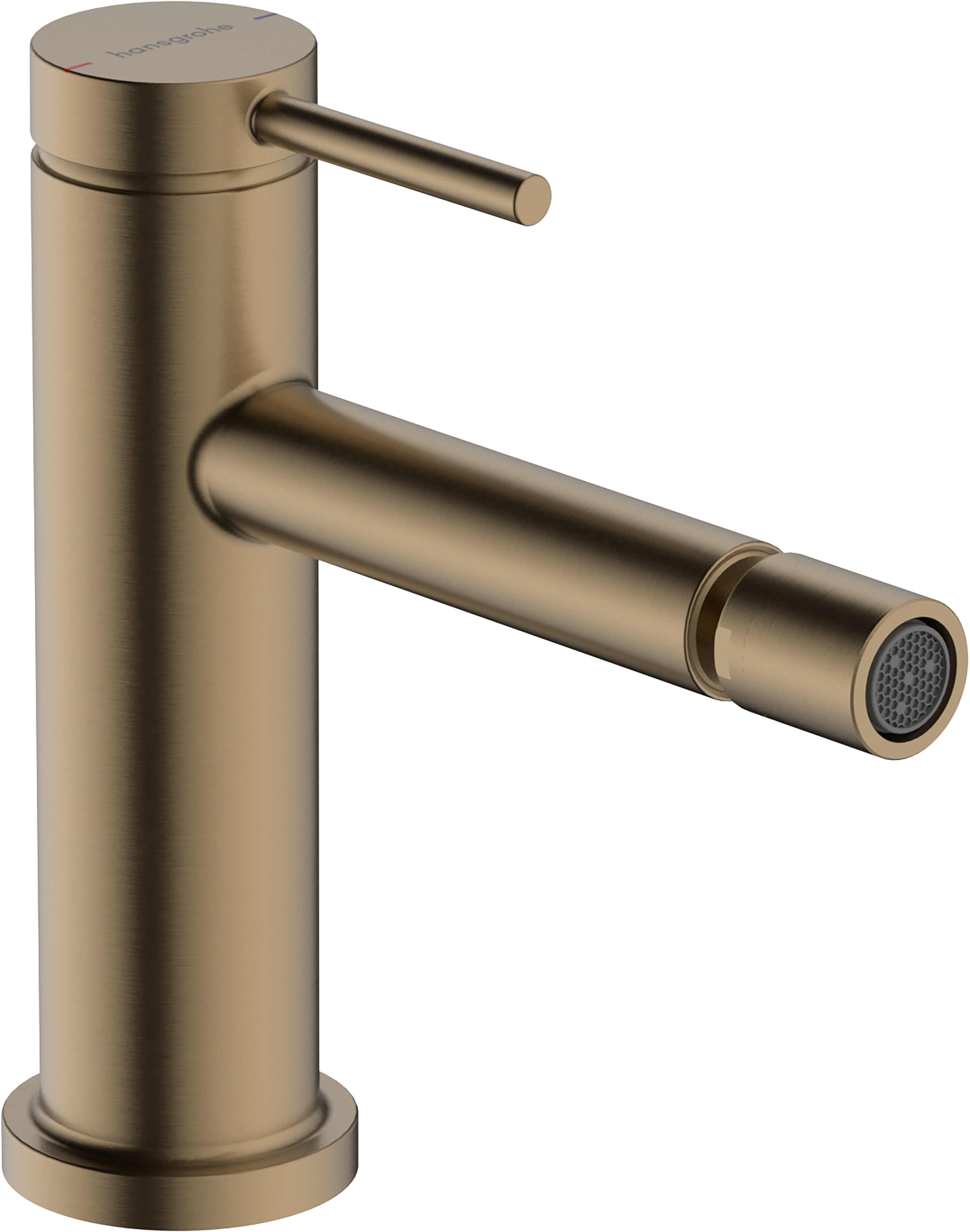 Einhebel-Bidetmischer mit Zugstangen-Ablaufgarnitur