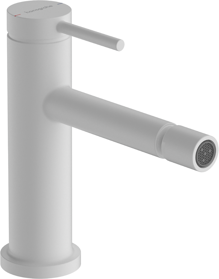 Einhebel-Bidetmischer mit Zugstangen-Ablaufgarnitur