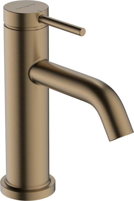 Pillar tap 80 EcoSmart+ with lever handle for cold water or pre-adjusted water without waste set