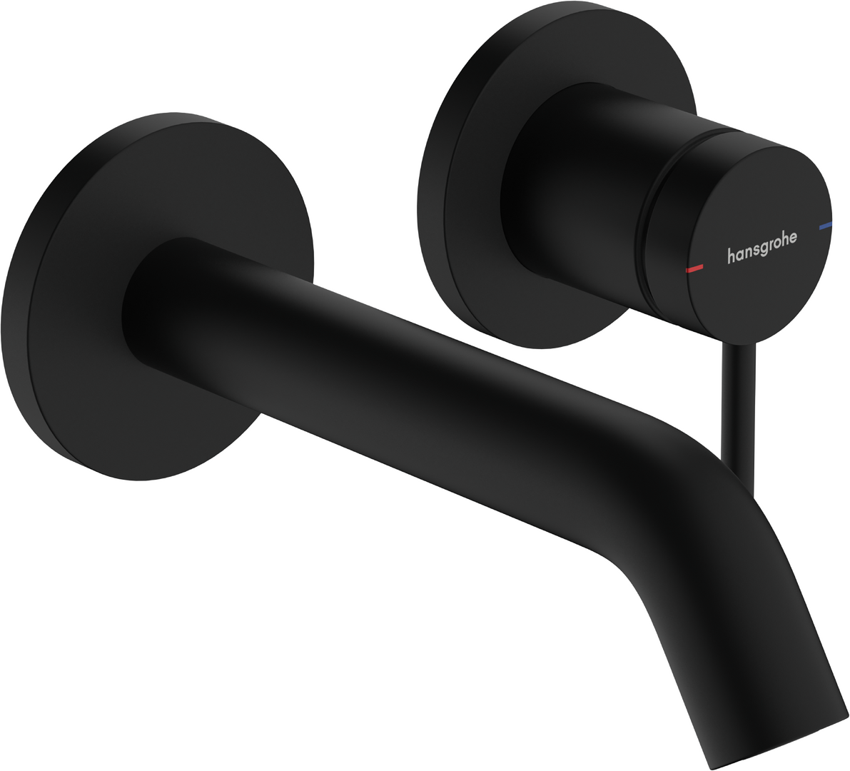 Einhebel-Waschtischmischer Unterputz für Wandmontage EcoSmart+ mit Auslauf 16